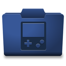 Blue Games Icon 256x256 png